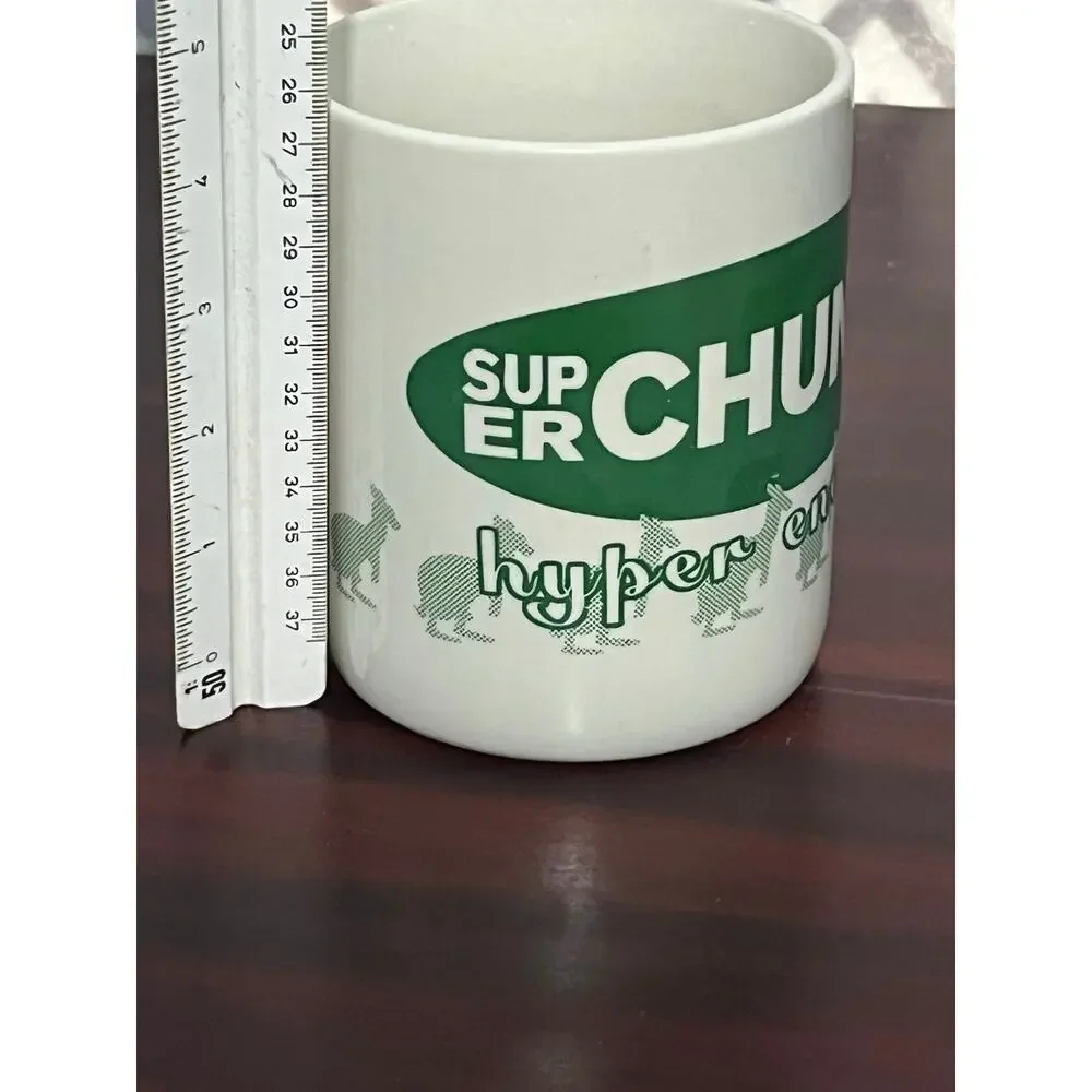 Rare VTG Superchunk Hyper Enough Coffee Mug Australia Punk Rock Band 90s Tour